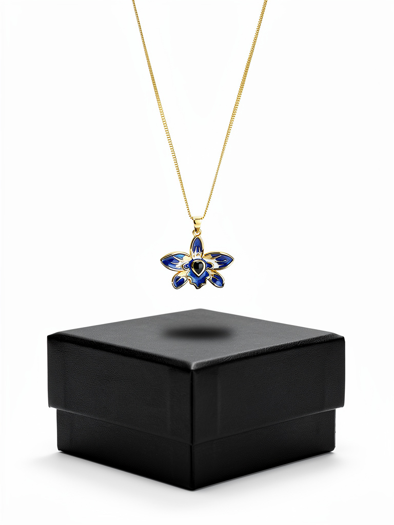 Violacea Collection : Blue Cattleya Violecea Inspired Jewelry - Orchidique
