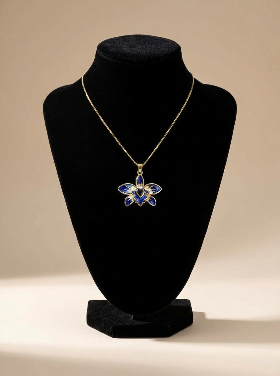 Violacea Collection : Blue Cattleya Violecea Inspired Jewelry - Orchidique