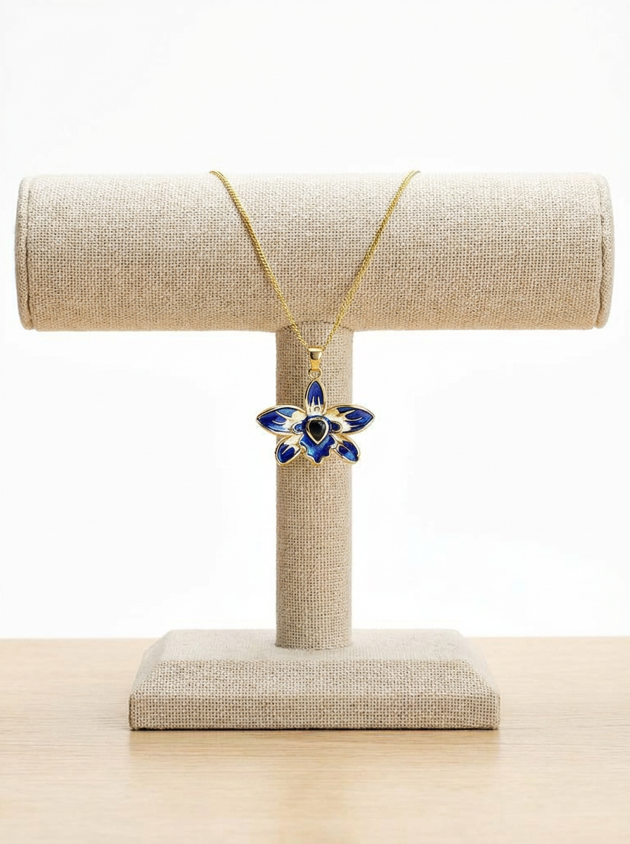 Violacea Collection : Blue Cattleya Violecea Inspired Jewelry - Orchidique