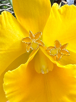 Cattleya Orchid Necklace, Earrings or Ring — Orchidique view 1