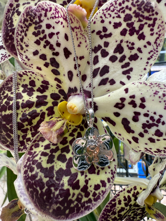 Vanda Heart Collection • Two- Tone Jewelry • Orchid Jewelry