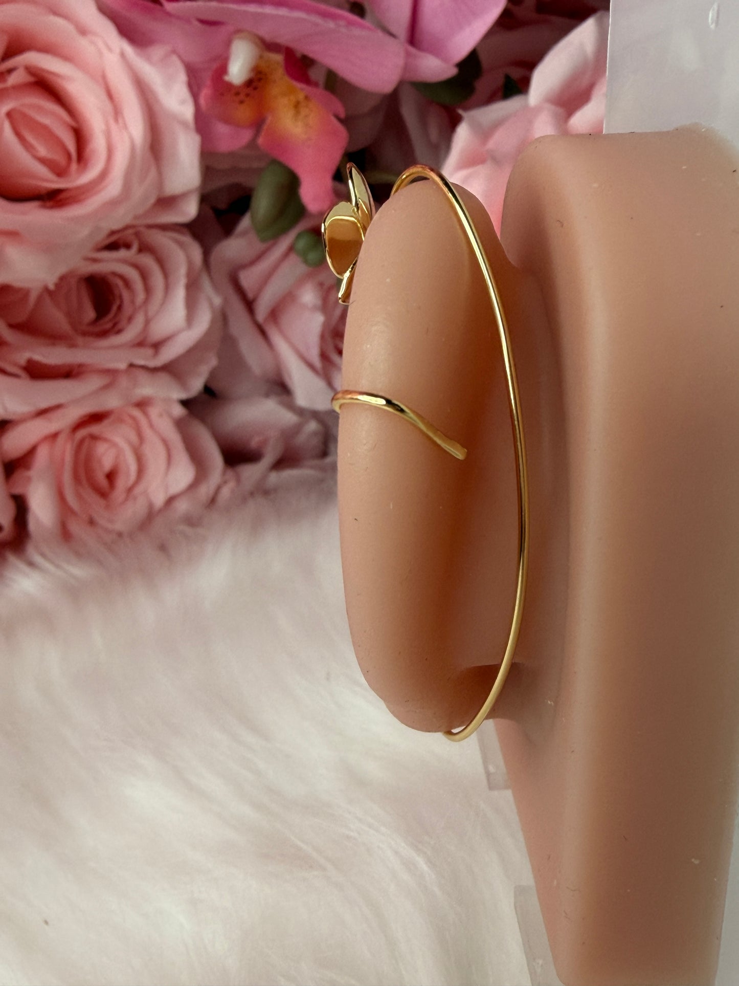 Phalaenopsis Petal Flower Earring Climber- Orchid Fleur Collection