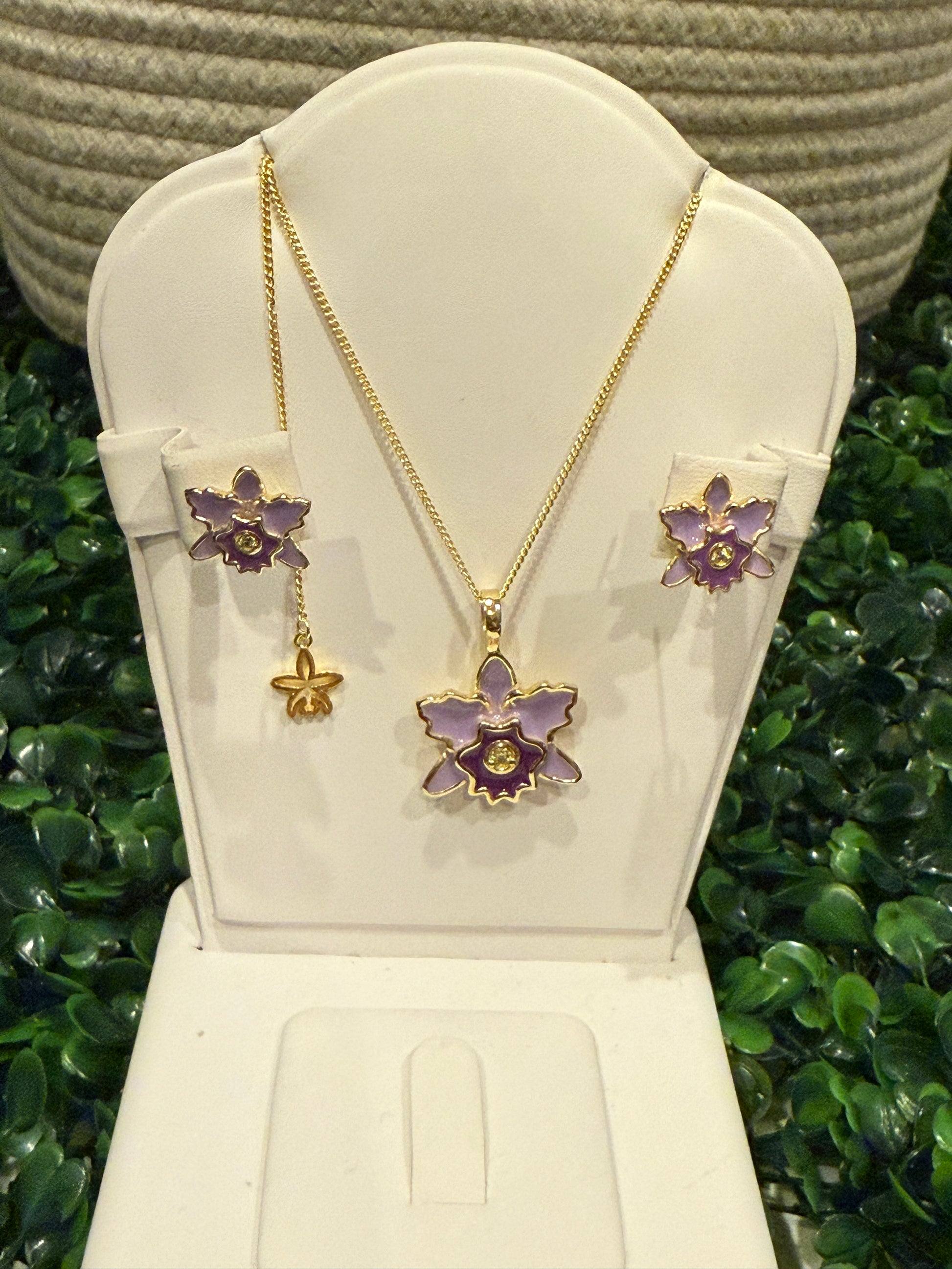 Rhyncholaeliocattleya (RLC)  Collection: Purple Lavendar Cattleya Orchid Set - Orchidique