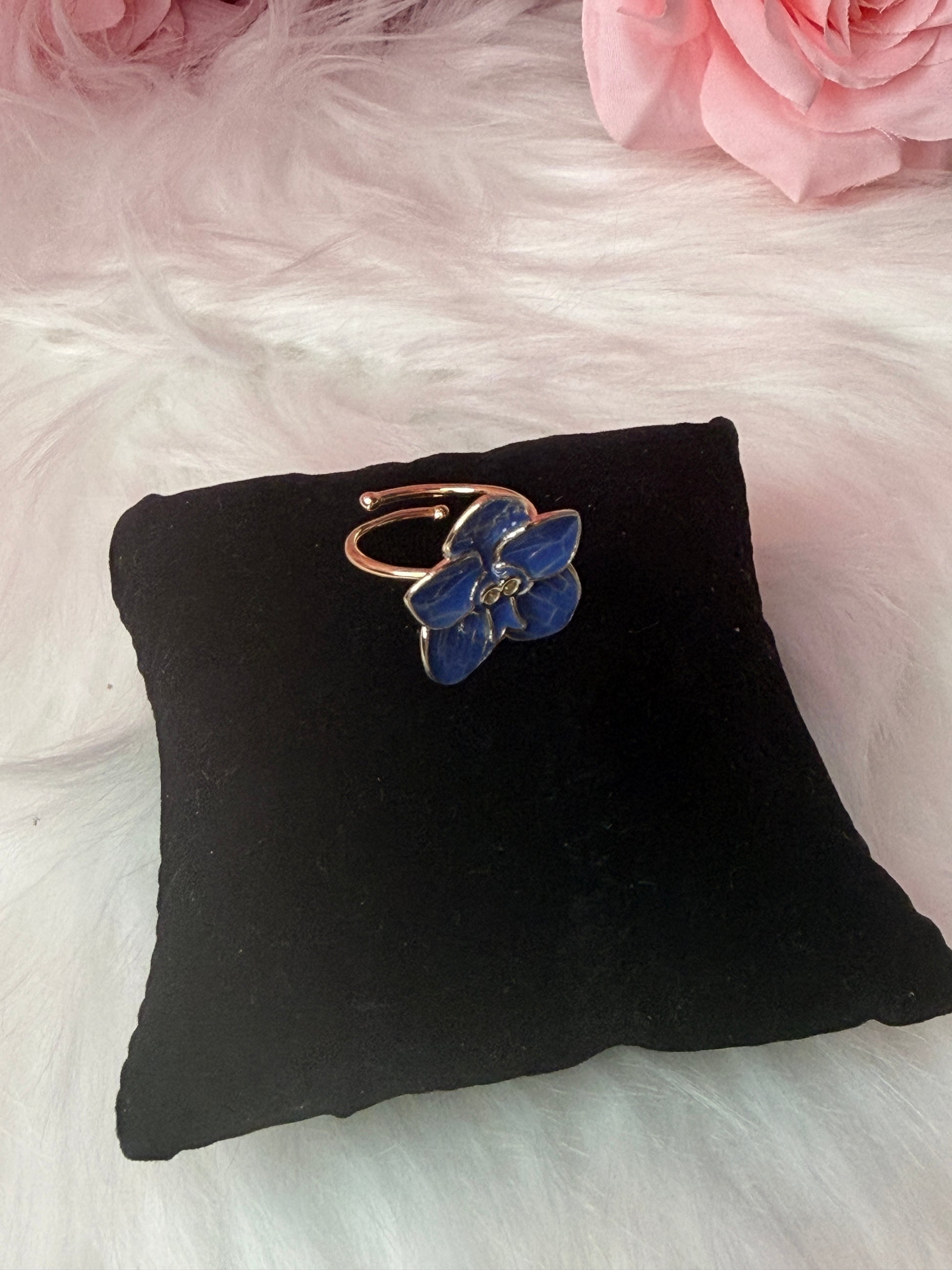 Vanda Bloomers Collection: Blue or Purple Orchid Vanda Flower Jewelry - Orchidique