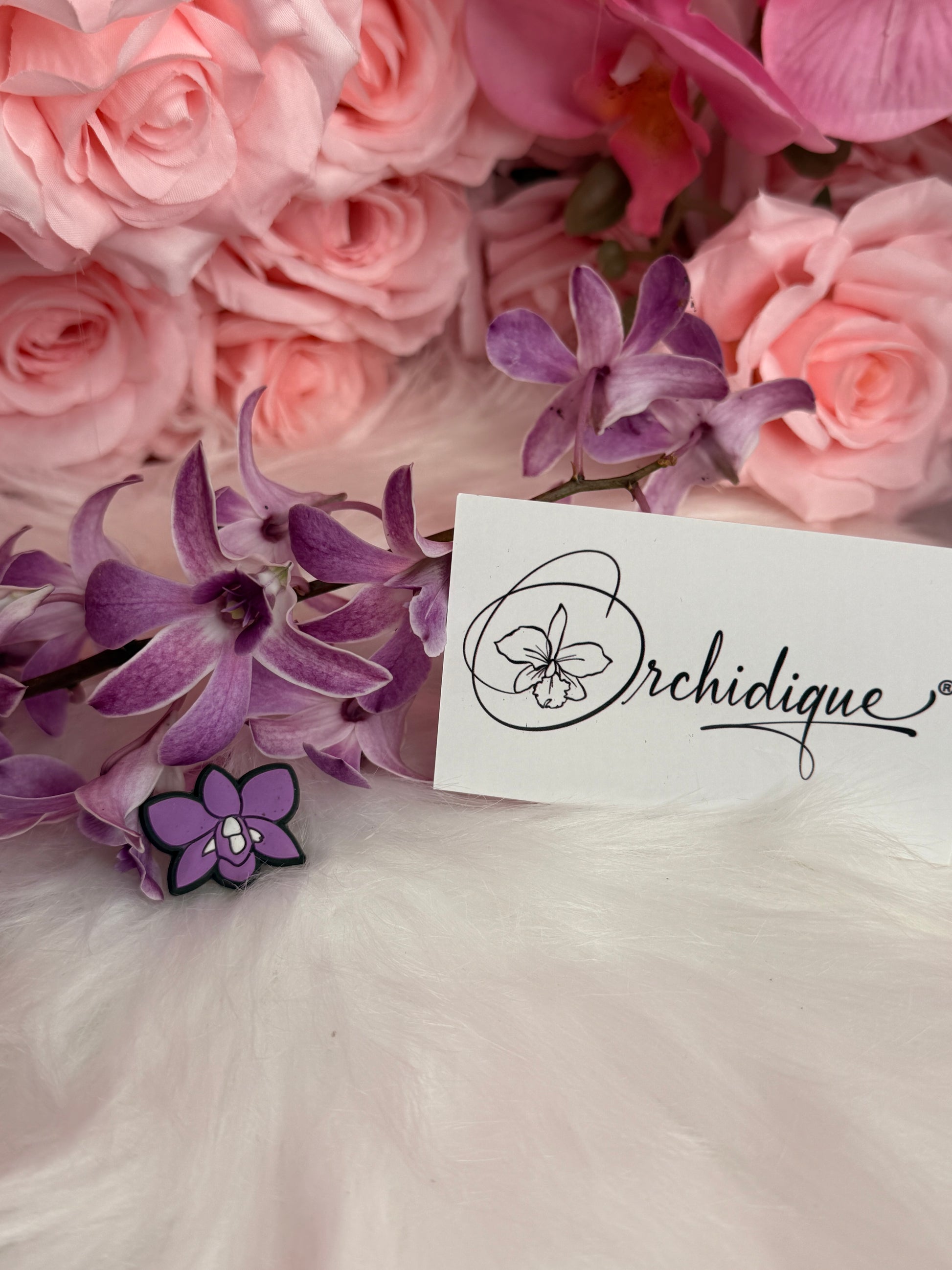 Dendrobium Orchid Shoe Charms for Crocs - Orchidique