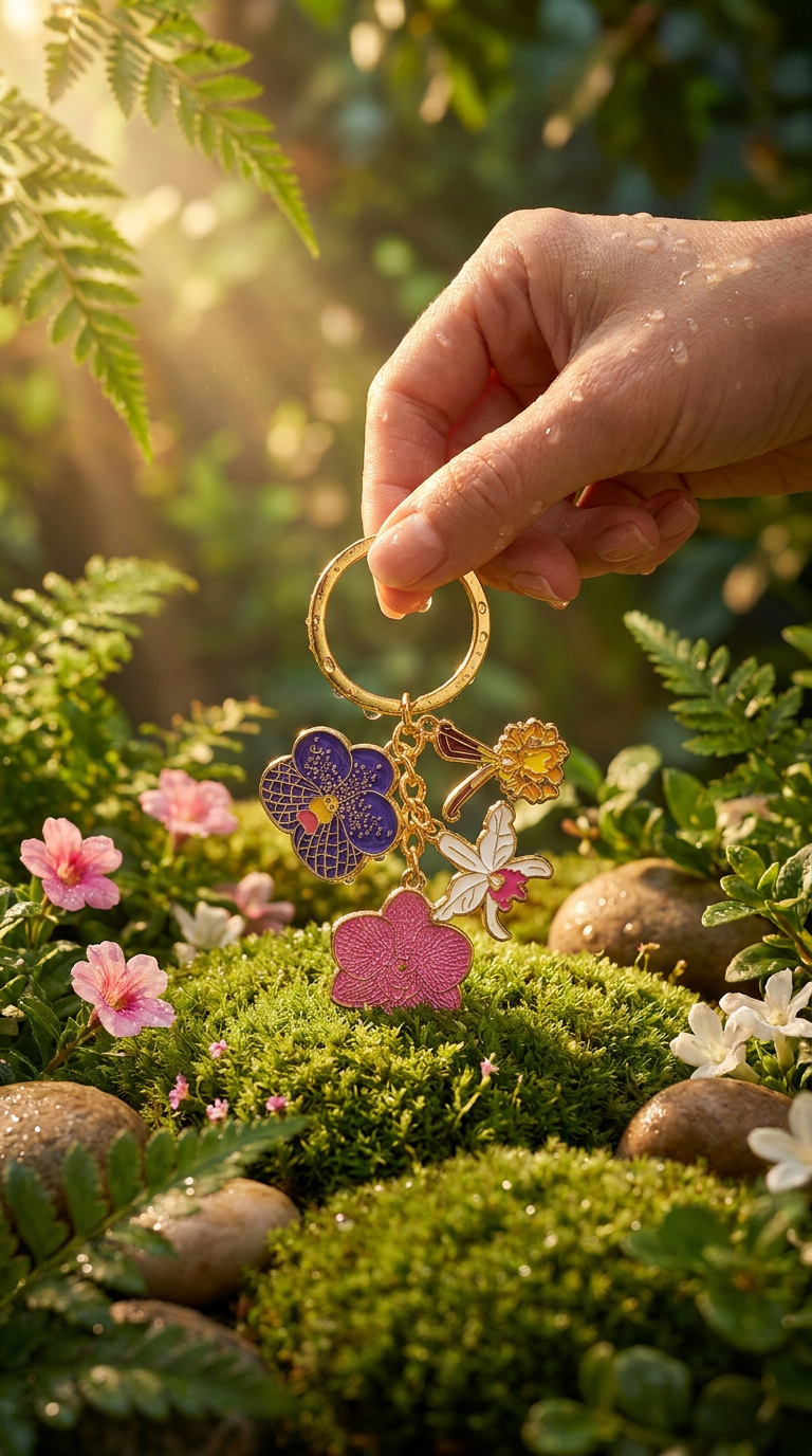 Orchids Keychain - Orchidique