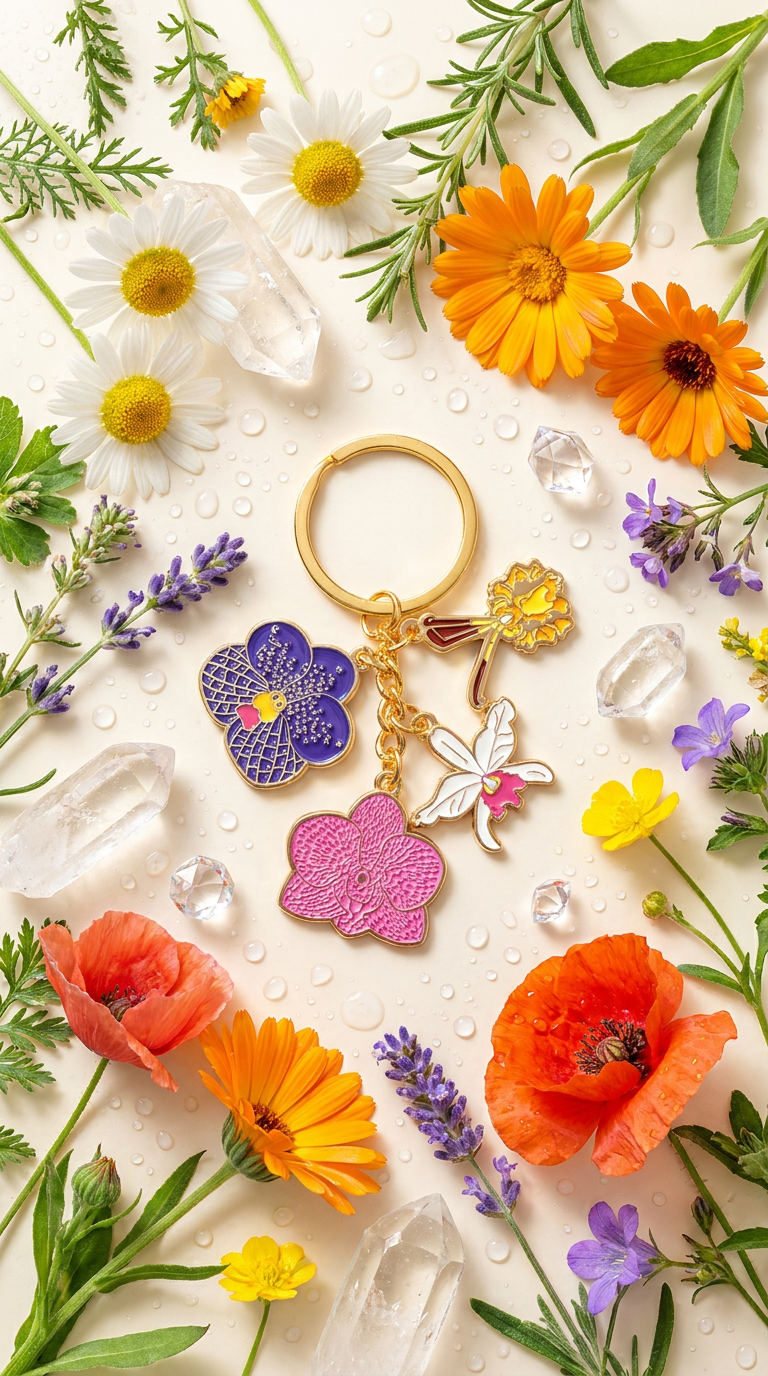 Orchids Keychain - Orchidique