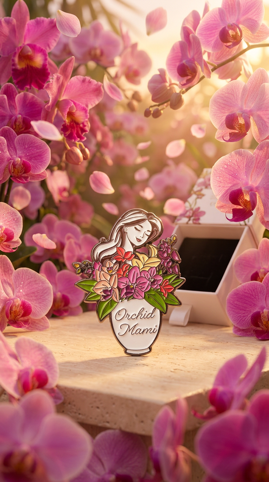 Orchid Mami Pin