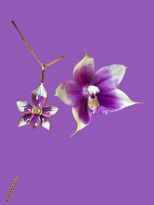 Violecea Collection : Purple Phalaenopsis Orchid Jewelry