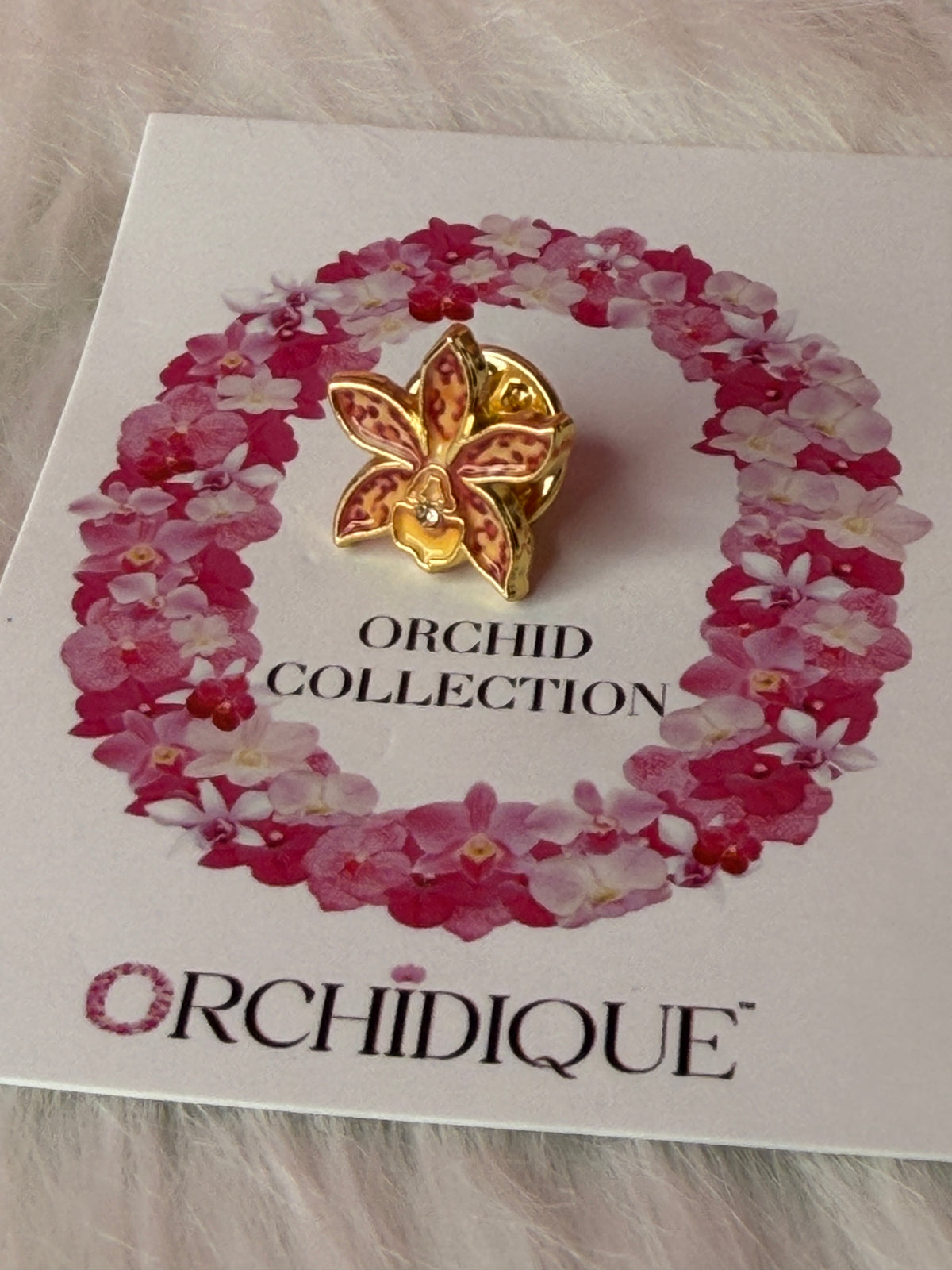 Mini Cattleya Orchid Enamel Pin • 14mm Tiny Flower Pin • Nine Colors or Set