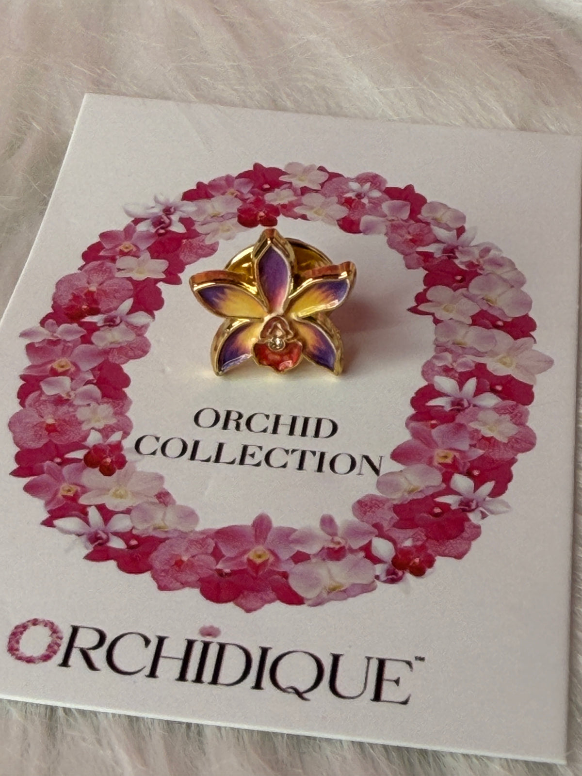 Mini Cattleya Orchid Enamel Pin • 14mm Tiny Flower Pin • Nine Colors or Set