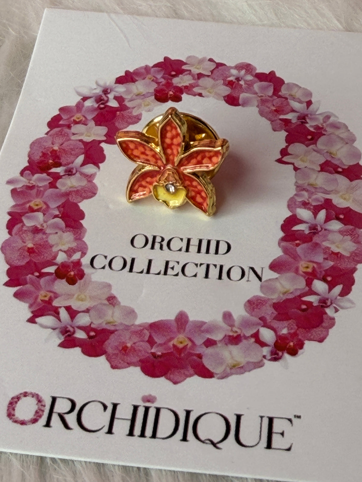 Mini Cattleya Orchid Enamel Pin • 14mm Tiny Flower Pin • Nine Colors or Set