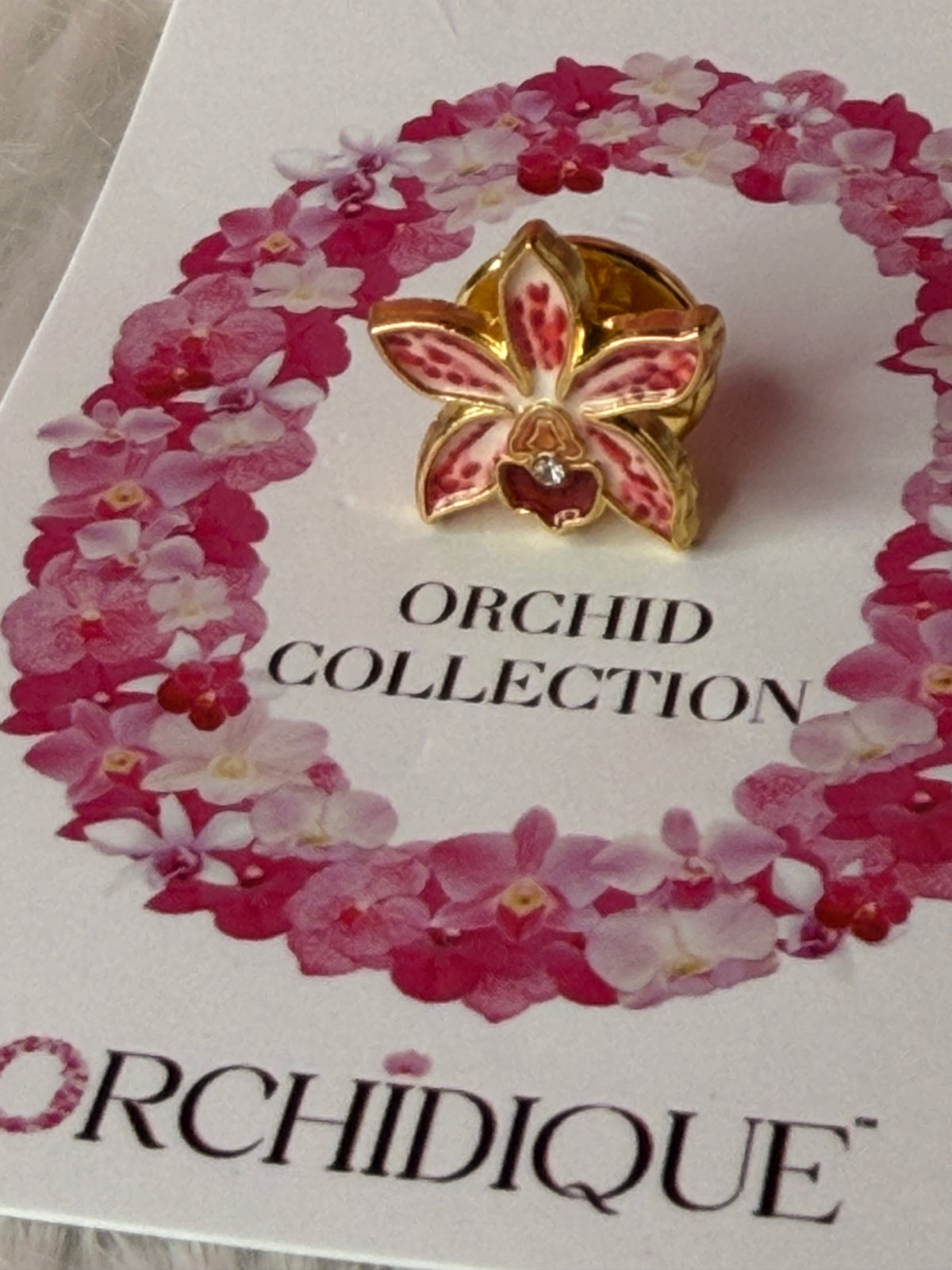 Mini Cattleya Orchid Enamel Pin • 14mm Tiny Flower Pin • Nine Colors or Set
