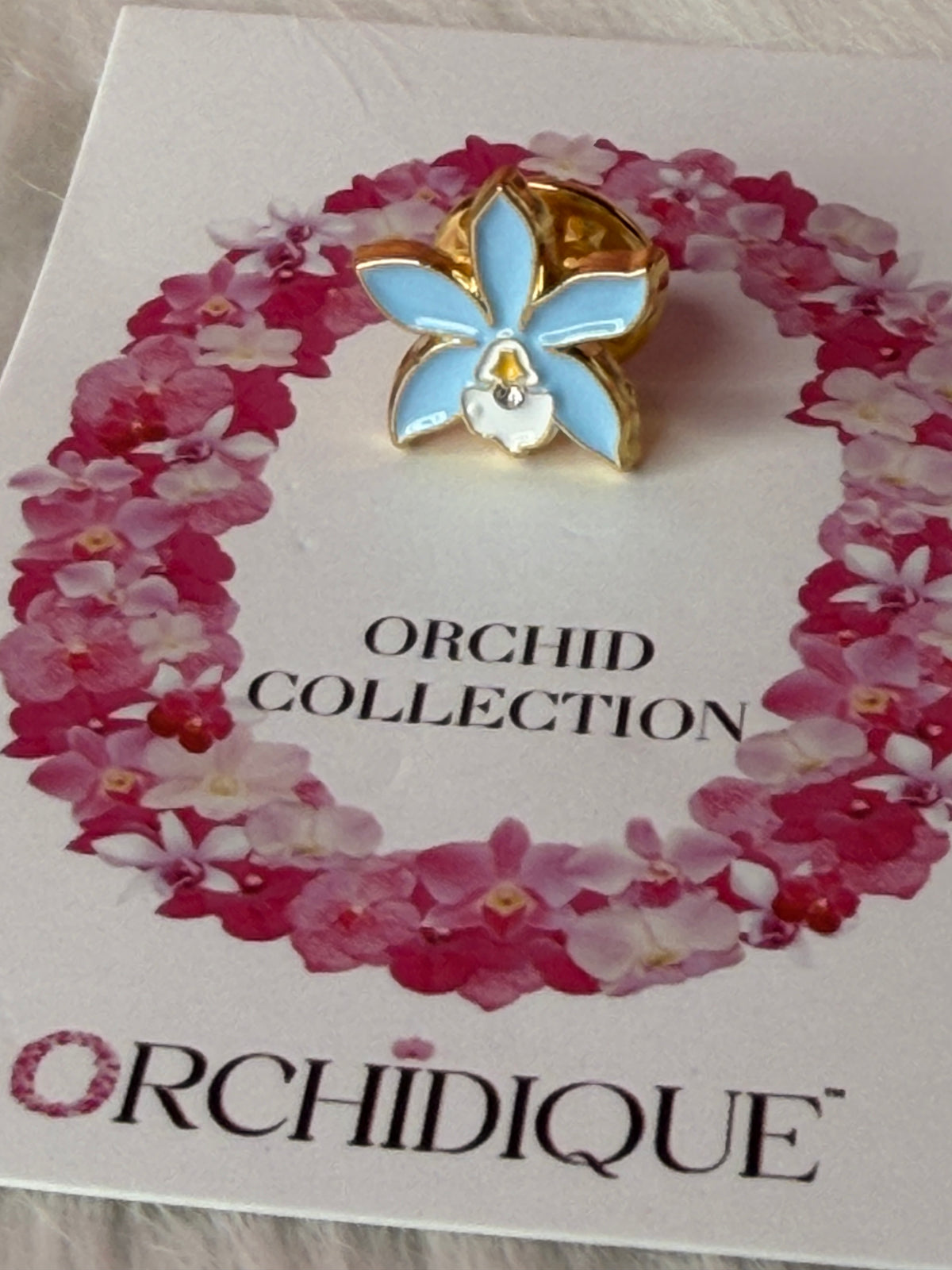 Mini Cattleya Orchid Enamel Pin • 14mm Tiny Flower Pin • Nine Colors or Set
