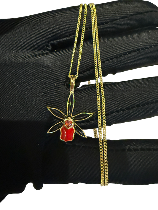 The Laelia Heart Bloom Collection: Black and Red