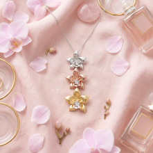 Aloha Cascading Orchid Jewelry Necklace - Orchidique