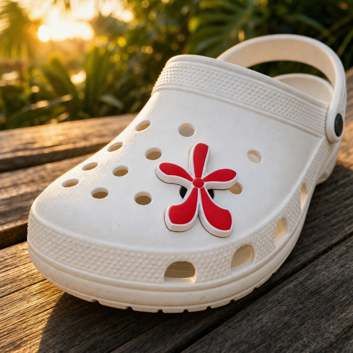 Aranda Vanda Orchid Shoe Charm — Orchidique view 4