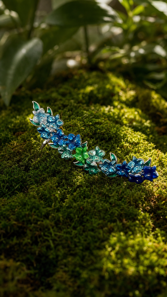 Cattleya Orchid Ear Cuff — Orchidique view 1