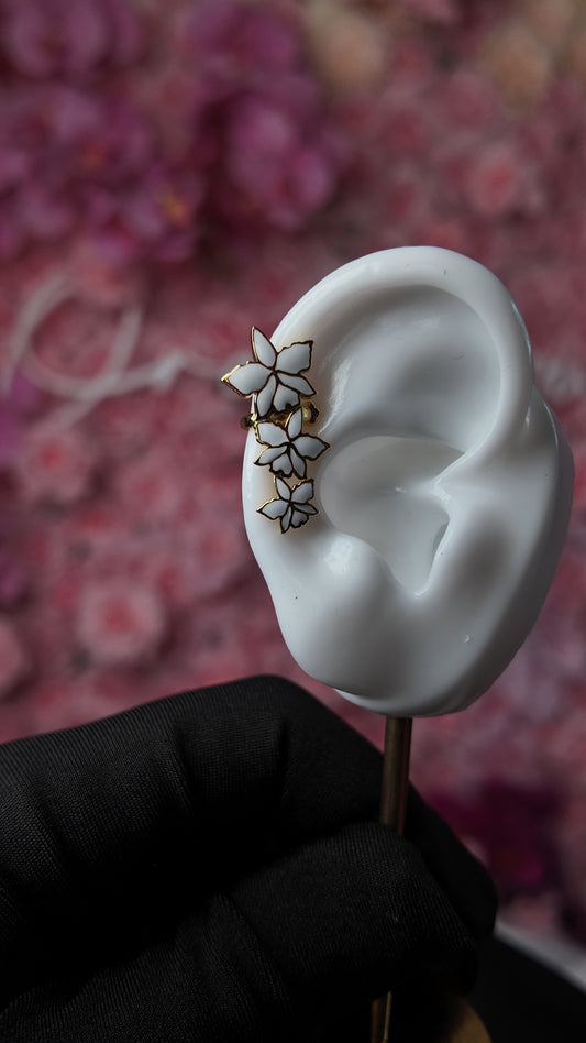 Cattleya Orchid Ear Cuff