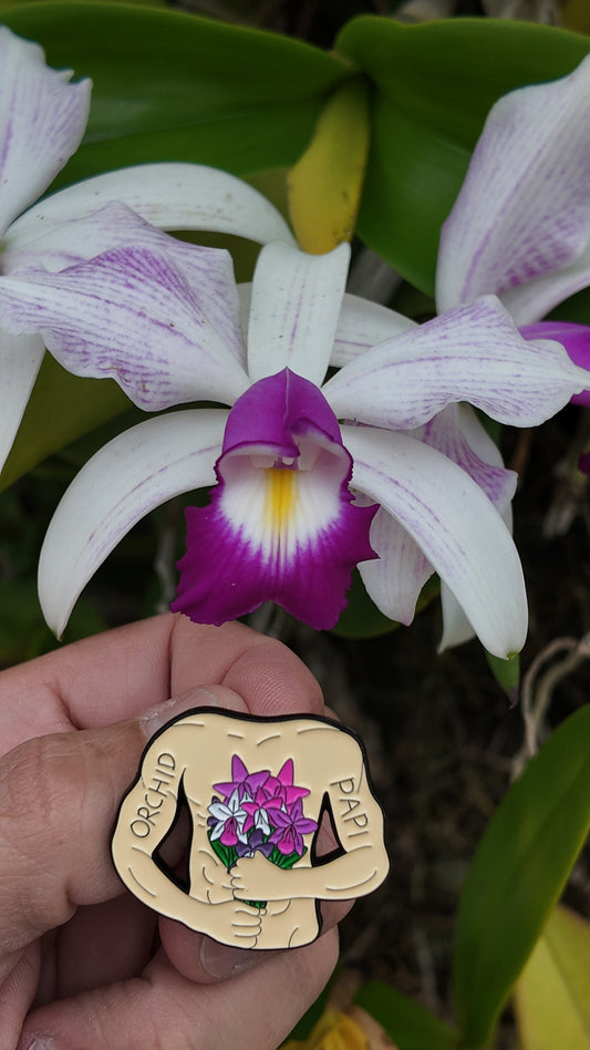 Orchid Papi Pin