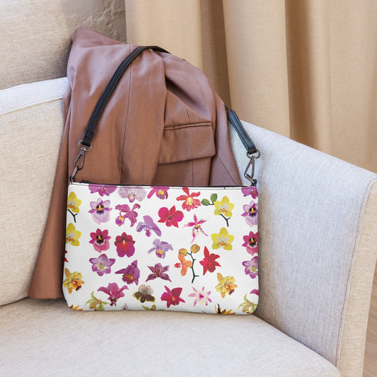 Mixed Orchids Crossbody bag