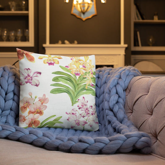 Vanda Throw Pillow