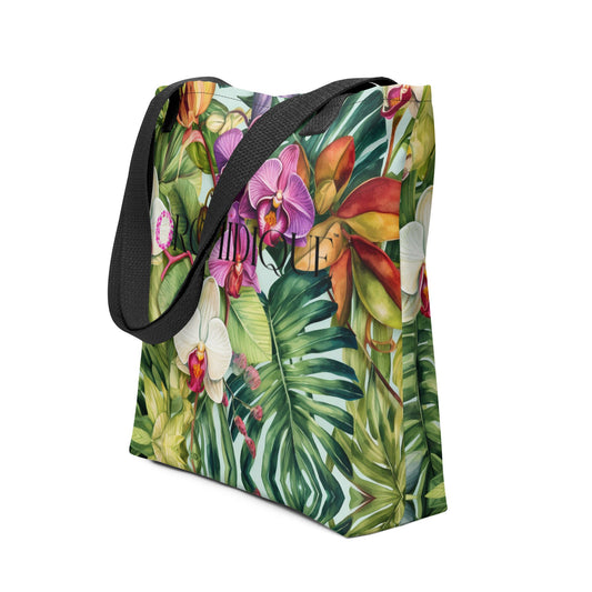 Tropical Phal Orchids Tote bag