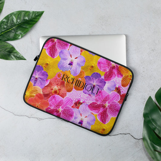 Colorful Vanda Orchids Laptop Sleeve