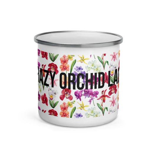 Orchid Mug &quot;Crazy Orchid Lady&quot;