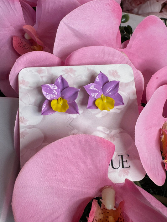 Orchid Oasis: Rose Pink Cattleya Orchid Earrings • Unique Handmade Floral Jewelry • Bridesmaid Gift• Flower Earrings - Orchidique