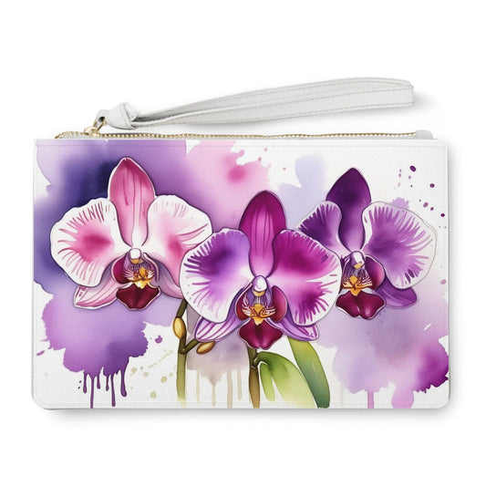 Phalaenopsis Splash Clutch Bag - Orchidique