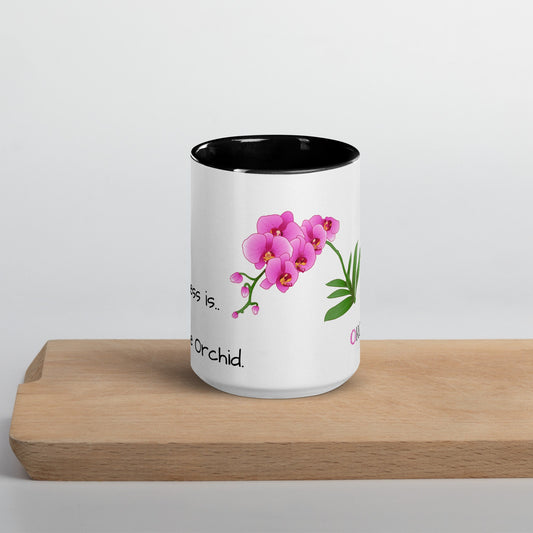 Happiness is... One More Orchid Coffee Cup • Gift for Orchid Lovers • Funny Plant Lady Mug - Orchidique