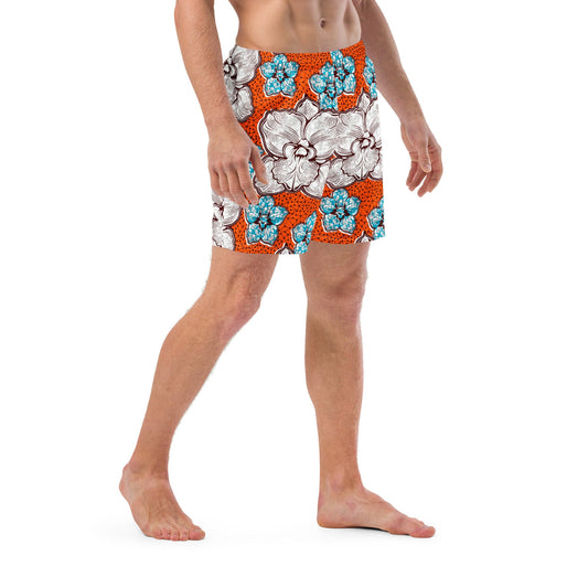 Africian Orchids Men&#39;s swim trunks