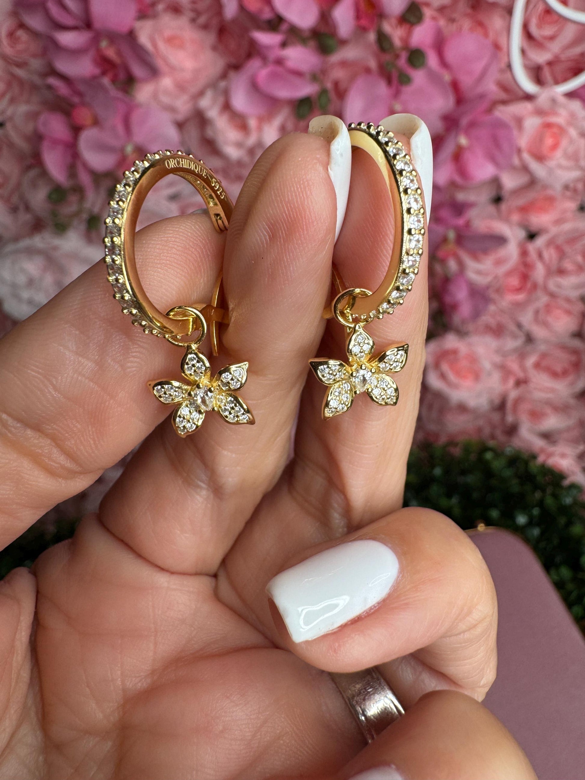 Solitaire Drop Huggie Hoop Lab Grown Diamond Earrings in 14K White Gold Solitaire Drop Huggie Hoop Lab Grown Diamond Earrings in 14K White Gold