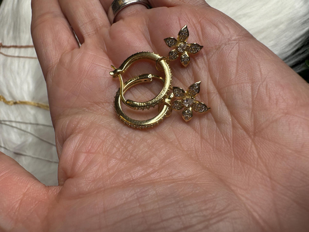 Orecchini Clip-on 2 Cm A Cerchio Quadrato Retrò, Oro/argento, Vintage Huggie Per Orecchie Non Forate - Foto 5