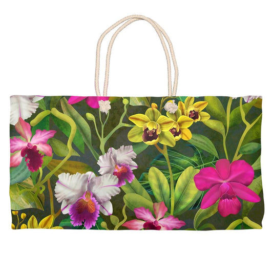 Orchid Garden Weekender Tote