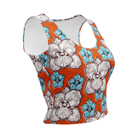 Orchid Flower Women&#39;s Top • Floral Gardening Tee • Orchid Lover Gift • Women&#39;s Tank Top- Floral Cropped Top- Orchid Flowers T-Shirt
