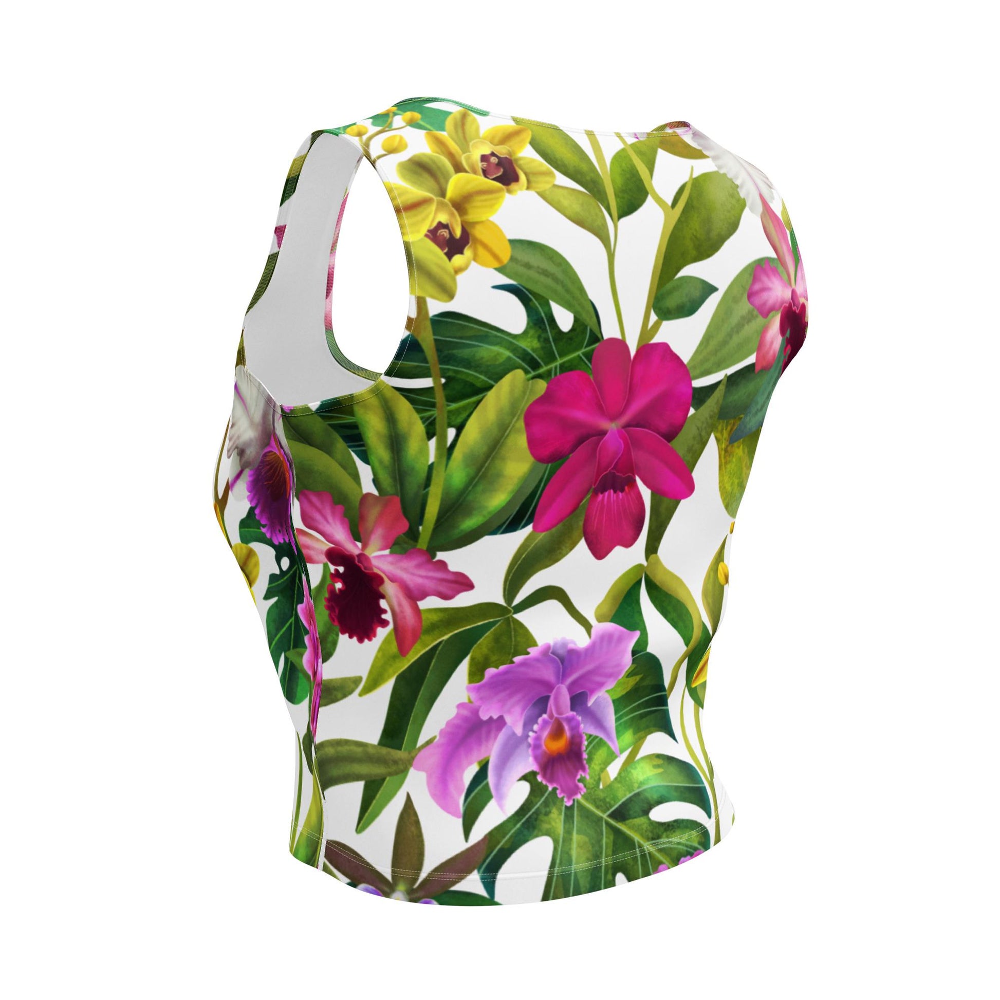 Orchid Flower Women&#39;s Top • Floral Gardening Tee • Orchid Lover Gift • Women&#39;s Tank Top- Floral Cropped Top- Orchid Flowers T-Shirt