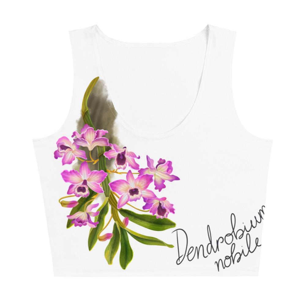 Orchid Flower Women&#39;s Top • Floral Gardening Tee • Orchid Lover Gift • Women&#39;s Tank Top- Floral Cropped Top- Orchid Flowers T-Shirt