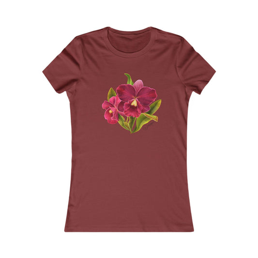 Orchid Favorite Tee • Floral Gardening Tee • Orchid Lover Gift • Women's Tank Top- Floral Cropped Top- Orchid Flowers T-Shirt