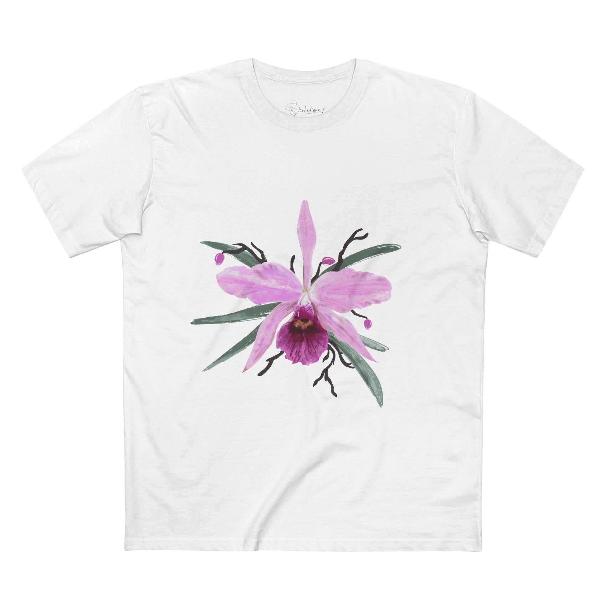 Orchid Collector Tee, Botanical Shirt, Nature Lover Gift, Floral T-Shirt, Gardening Apparel, Botanical Art, Eco-Friendly Fashion