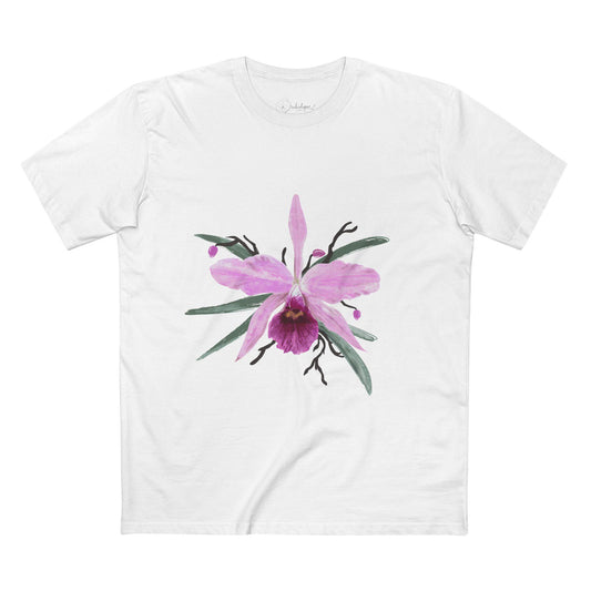 Orchid Collector Tee, Botanical Shirt, Nature Lover Gift, Floral T-Shirt, Gardening Apparel, Botanical Art, Eco-Friendly Fashion
