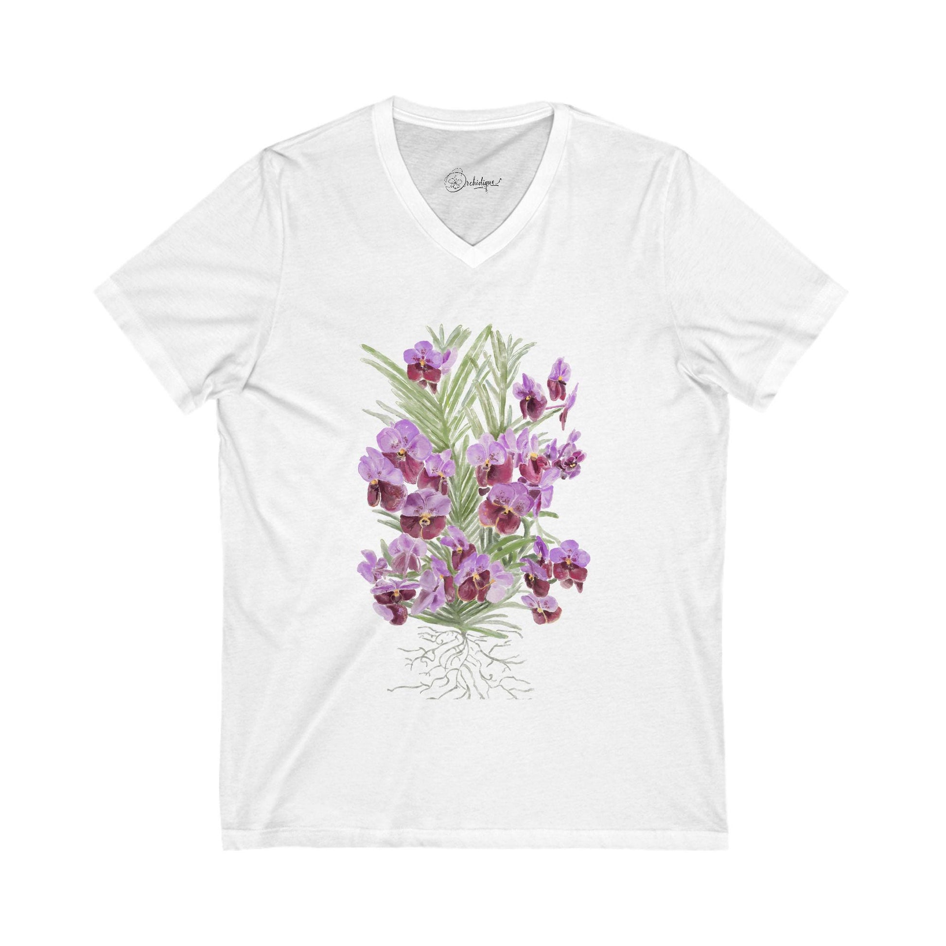 Unisex Jersey Short Sleeve V-Neck Tee