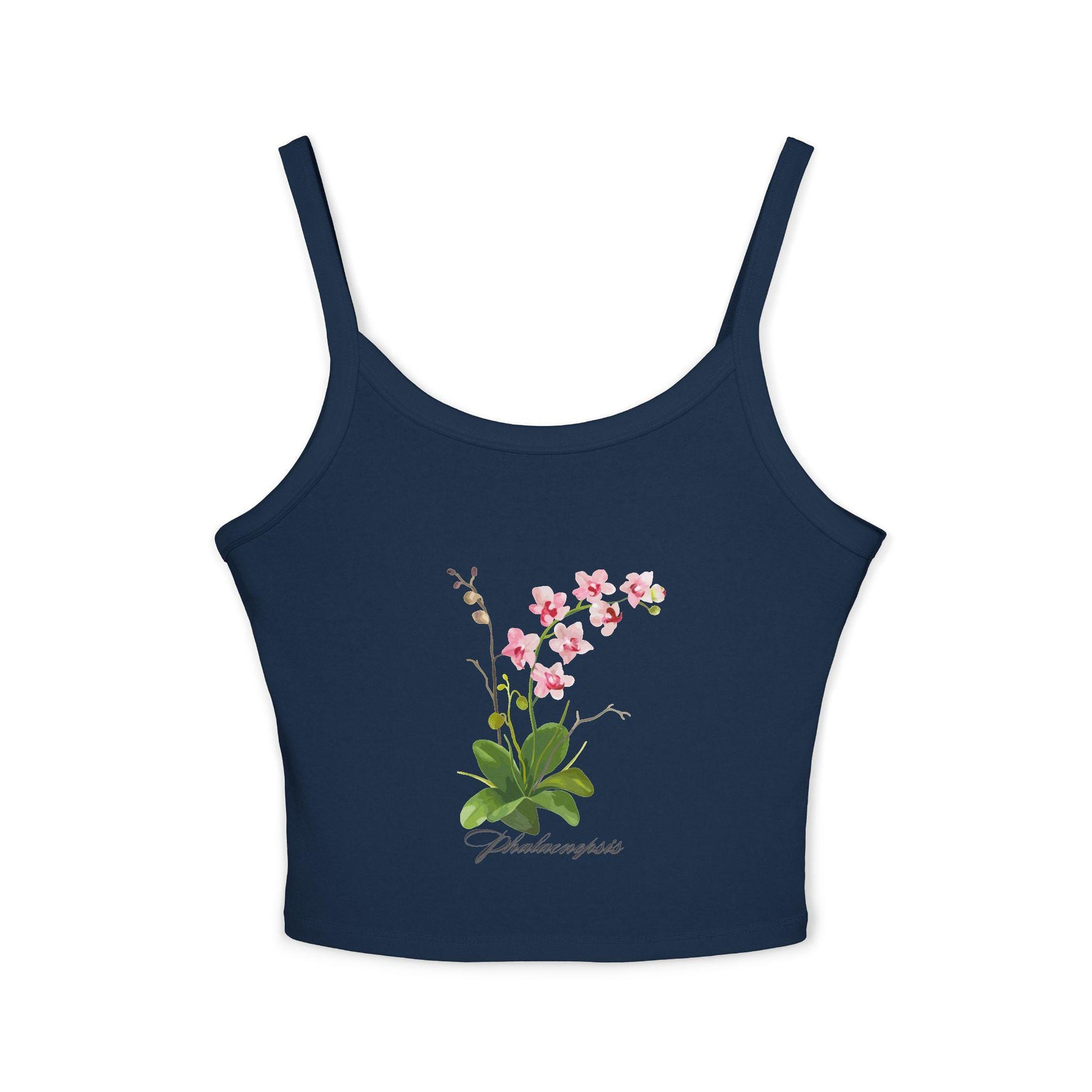 Floral Print Women's Spaghetti Strap Tank Top, Summer Top, Casual Wear, Beachwear, Gift for Her