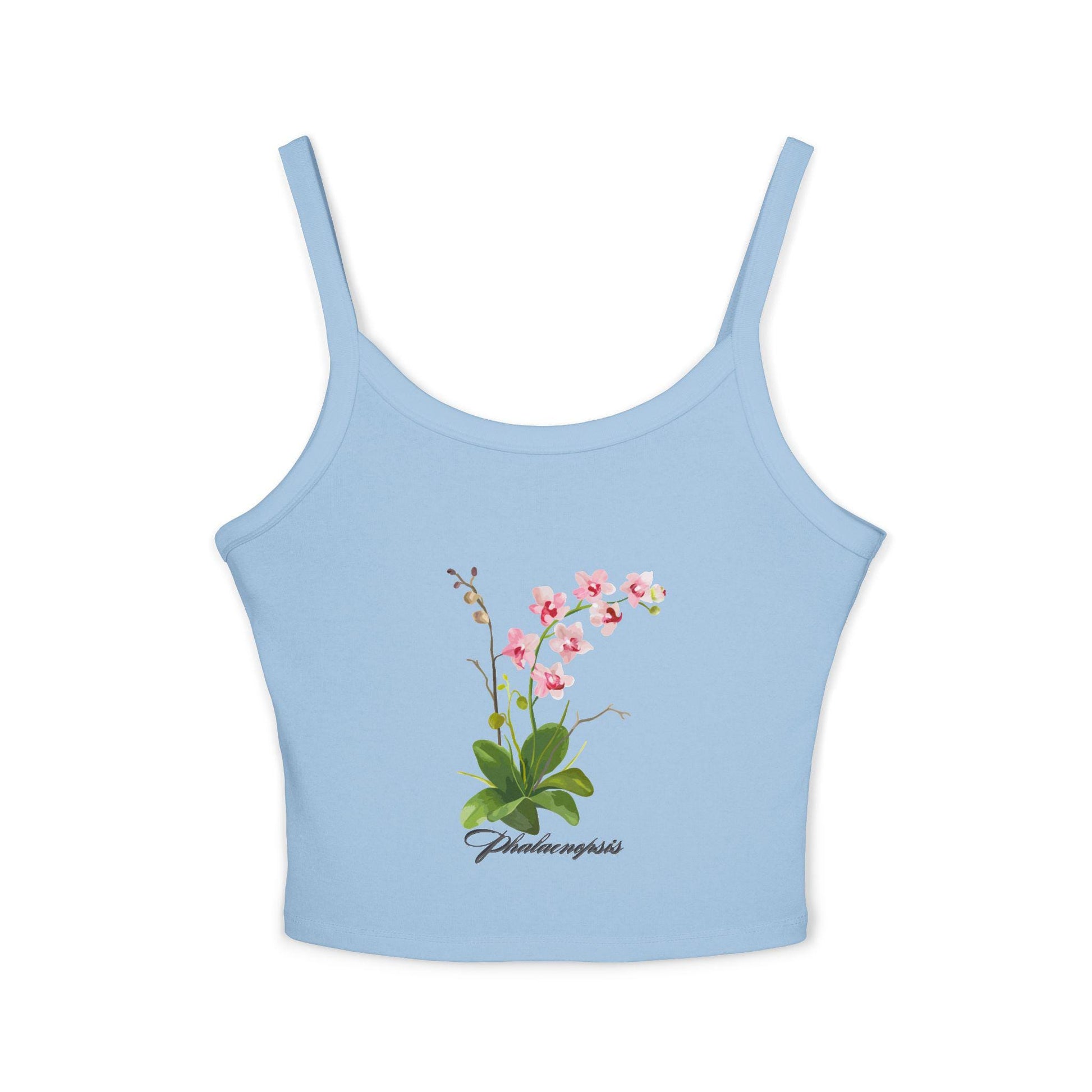 Floral Print Women's Spaghetti Strap Tank Top, Summer Top, Casual Wear, Beachwear, Gift for Her