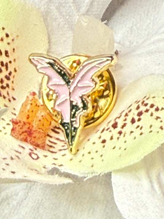 Mini Alocasia Pink Nobilis Enamel Pin • Floral Pin Collector Item • Unique Gift for Rare Foliage Lovers • Pins and Badges