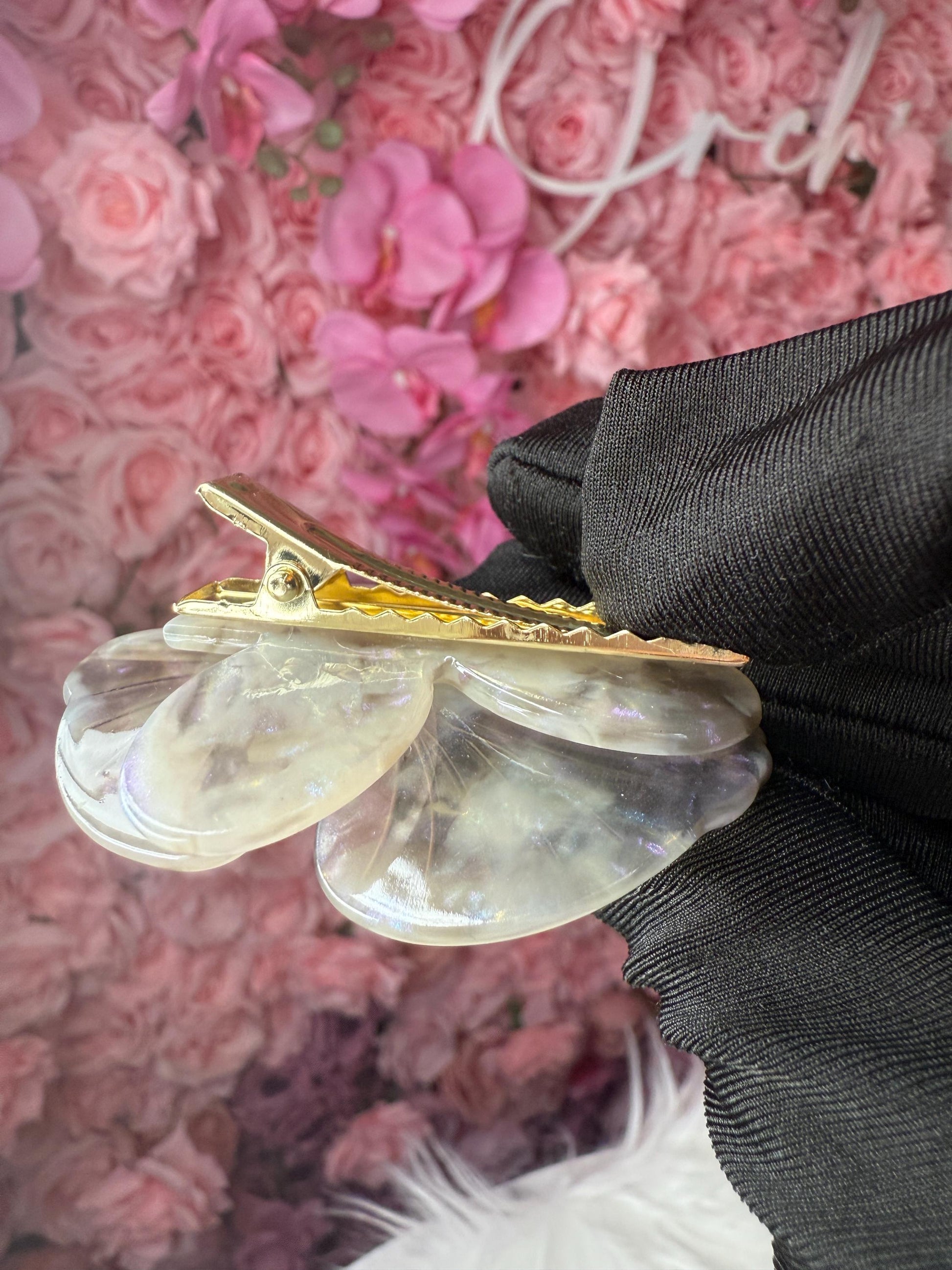 Orchid Hair Barrette • Lavendar Iridescence Orchid Hair Clip • Wedding Hair Piece • Tropical Clip • Joyeria de Orquídeas