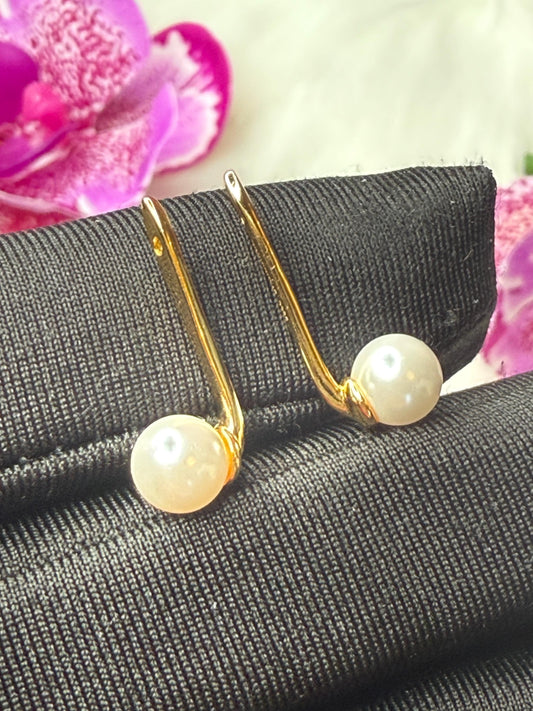 Pearl Jacket for Earrings • Versatile Earring Enhancer • Stud Earring Transformer