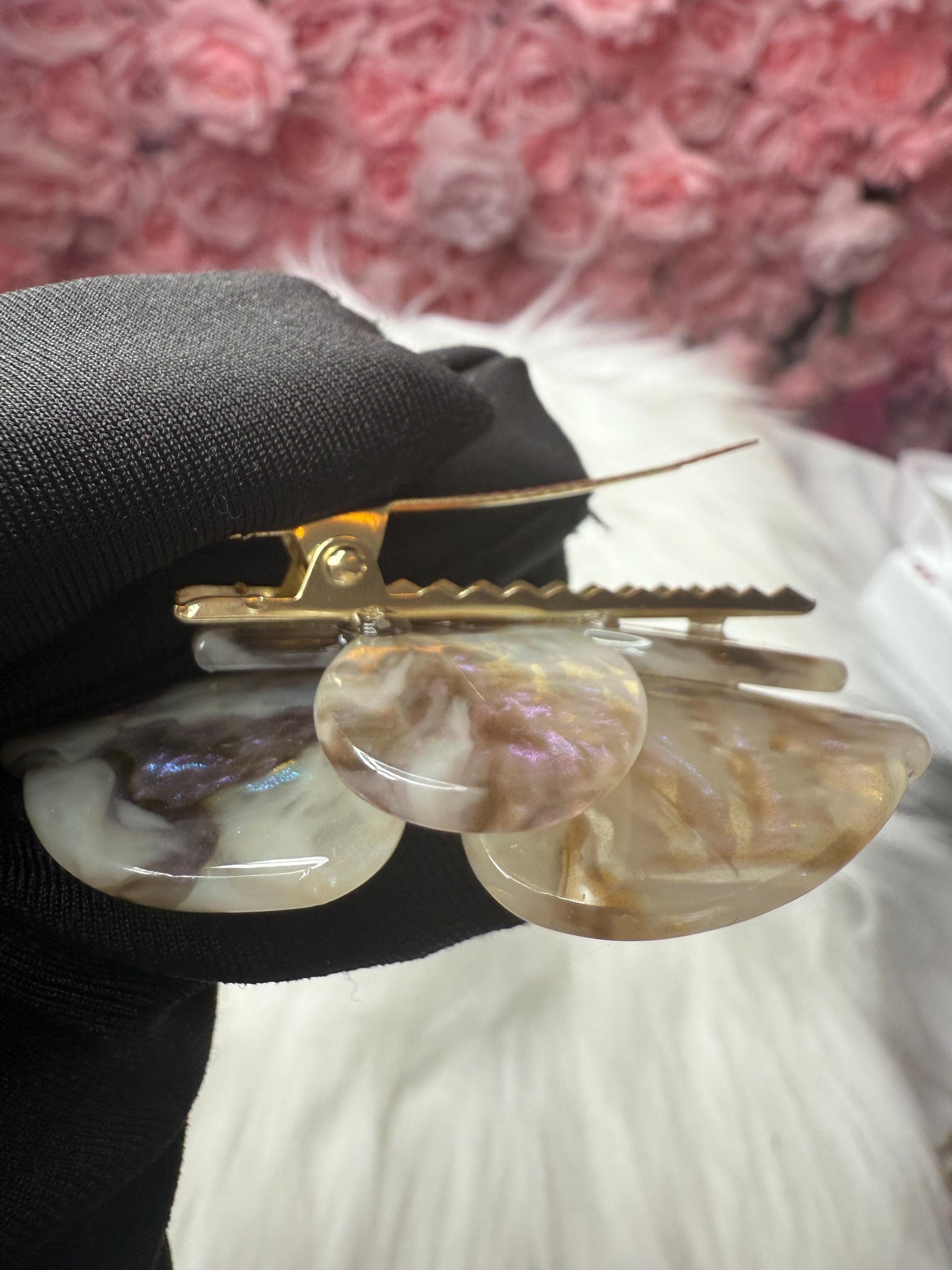 Orchid Hair Barrette • Taupe Orchid Hair Clip • Wedding Hair Piece • Tropical Clip • Joyeria de Orquídeas