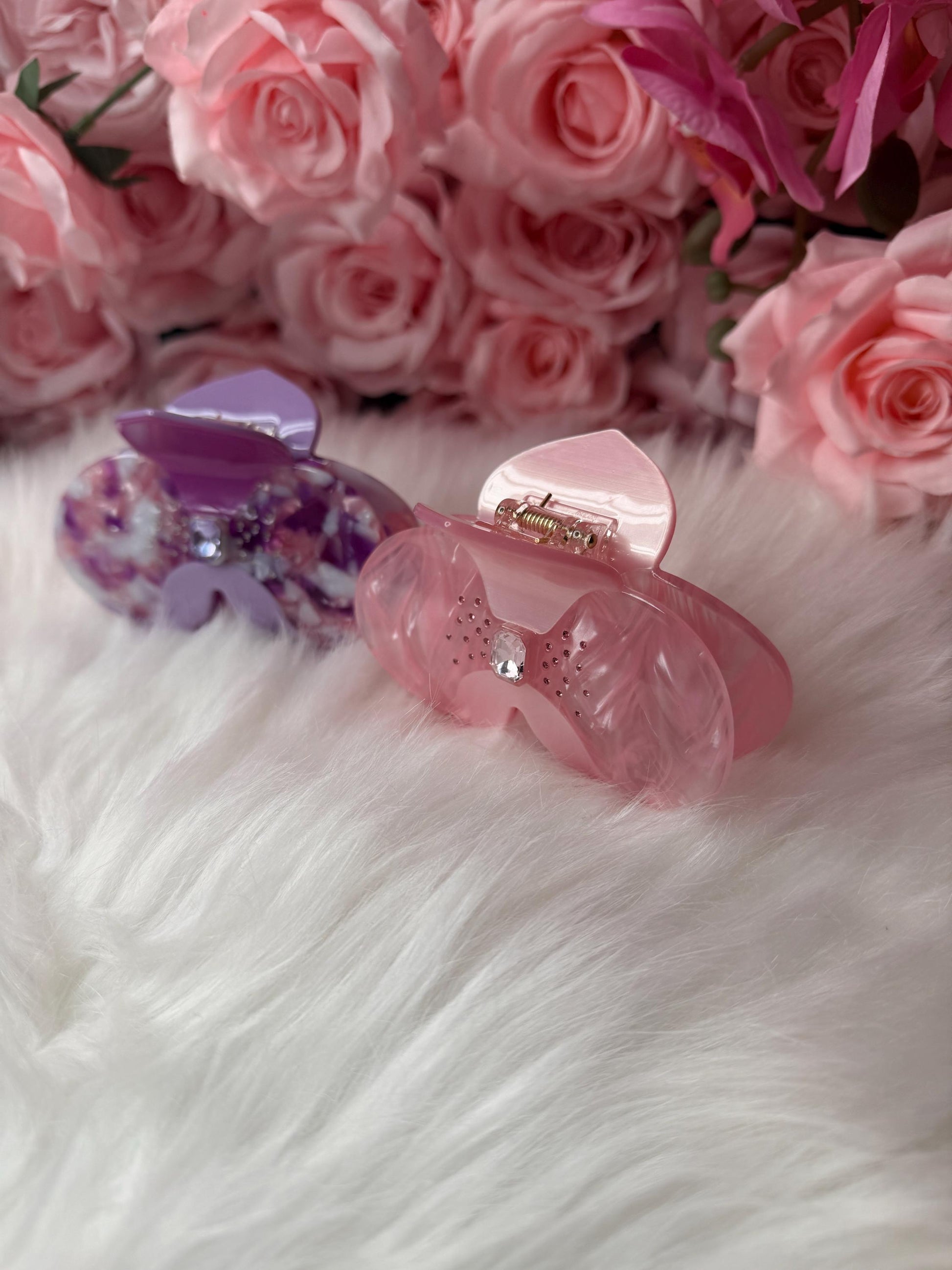 Orchid Hair Claw • Pink Phalaenopsis Orchid Hair Clip • Wedding Hair Accessories • Bride Hair Accessories • Handmade Hair Accessories